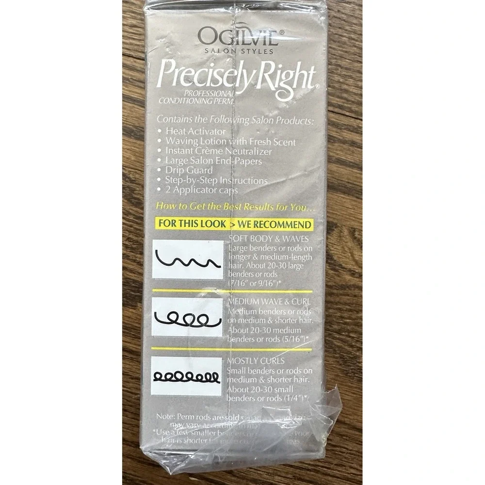 Ogilvie Salon Styles Precisely Right Professional Conditioning Perm Kit Normal